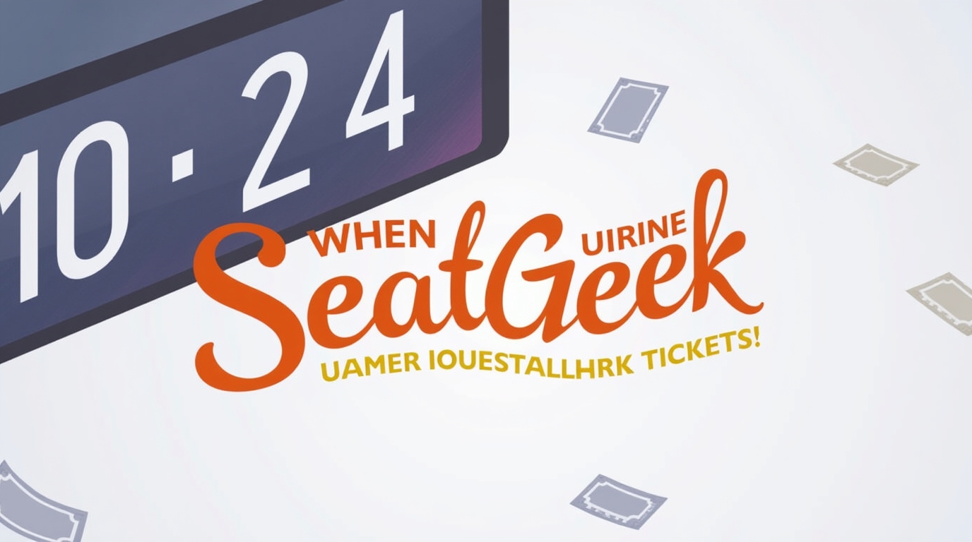 When Does Seatgeek Stop Selling Tickets? - Ticket Permit